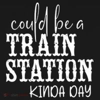 Could Be A Train Station Kinda Day Toddler Hoodie thumb 2
