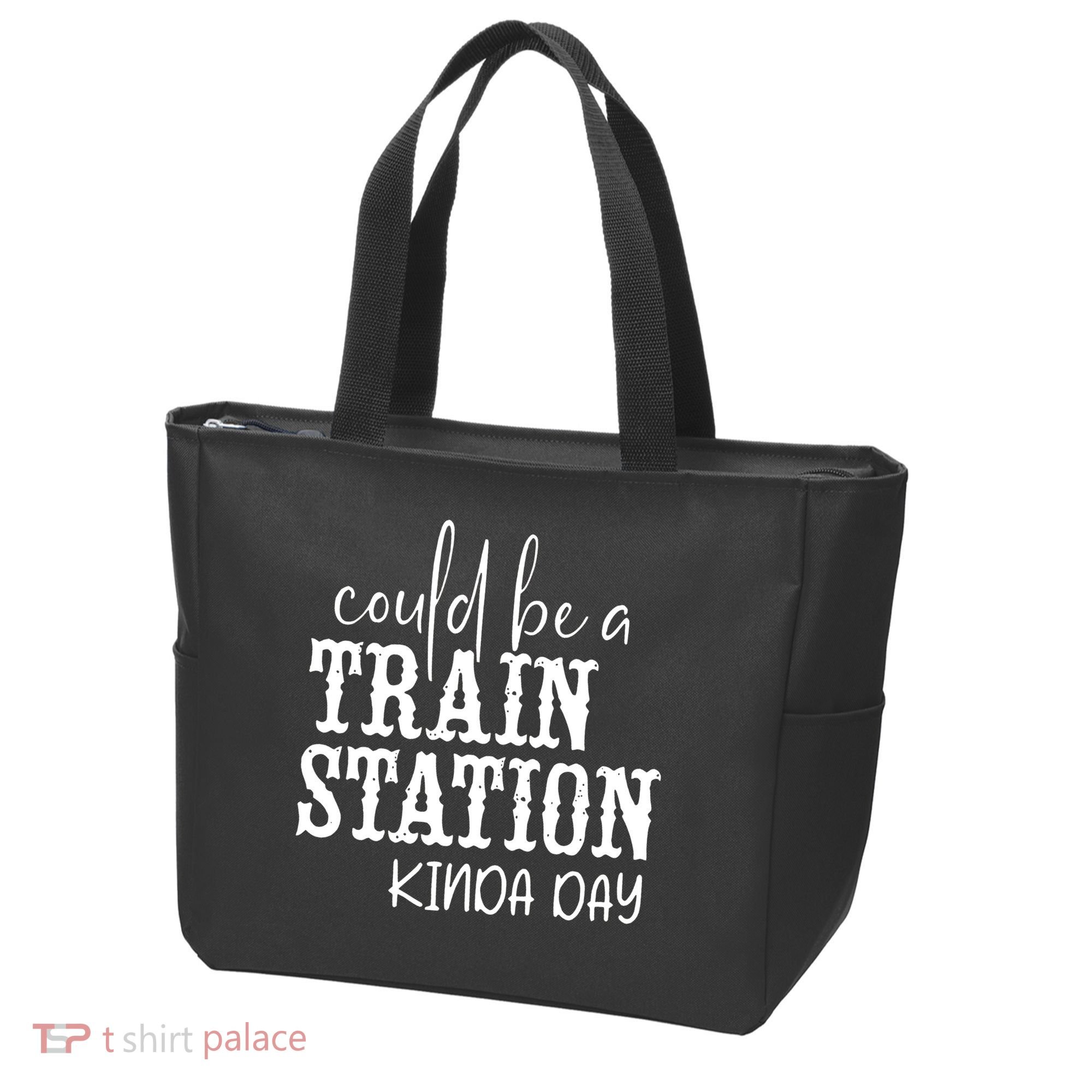 Could Be A Train Station Kinda Day Tote Bag