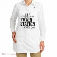 Could Be A Train Station Kinda Day Apron thumb 2