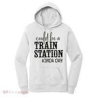 Could Be A Train Station Kinda Day Women's Hoodie thumb 0