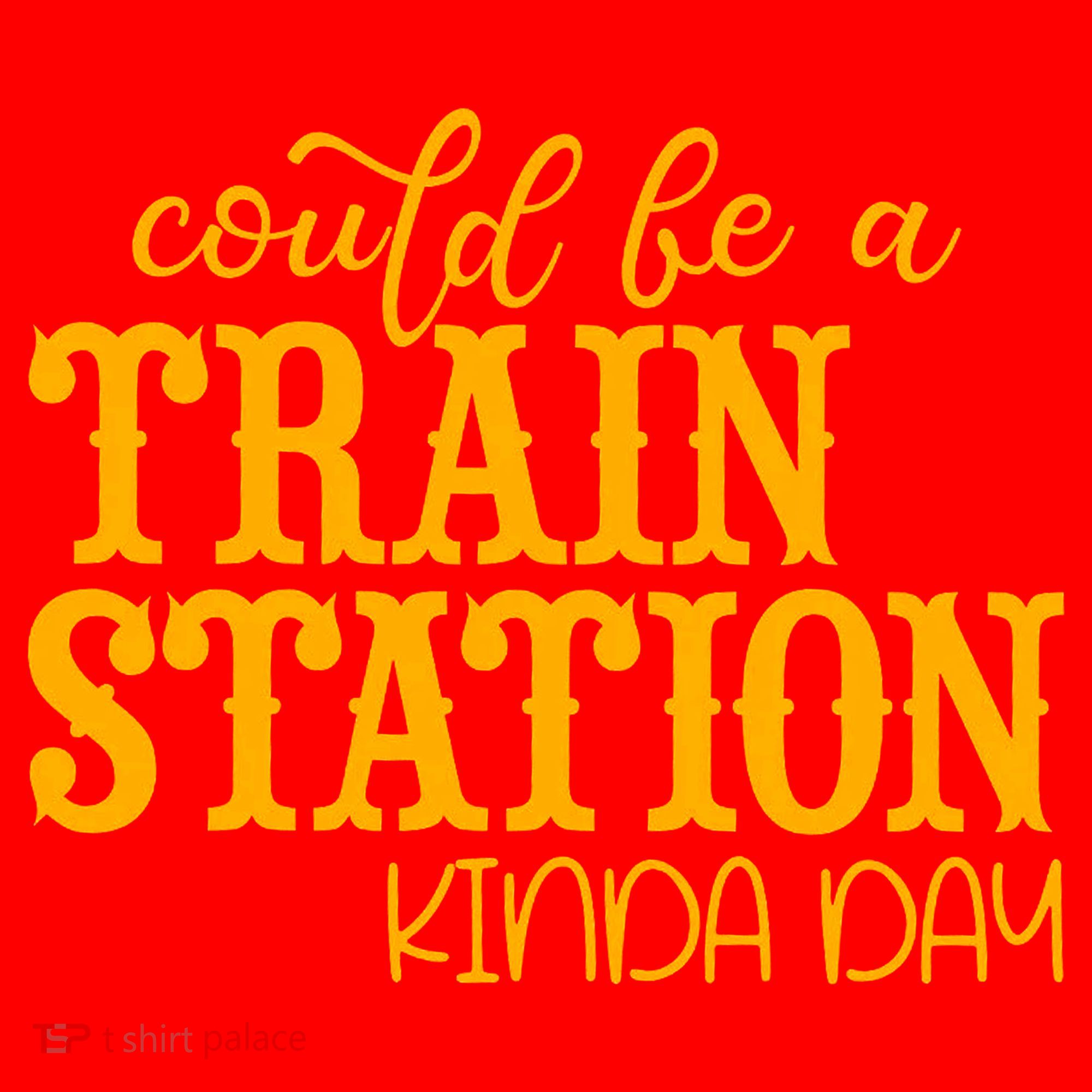 Could Be A Train Station Kinda Day Gift Santa Hat