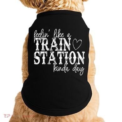 Could Be A Train Station Kinda Day Doggie Tank