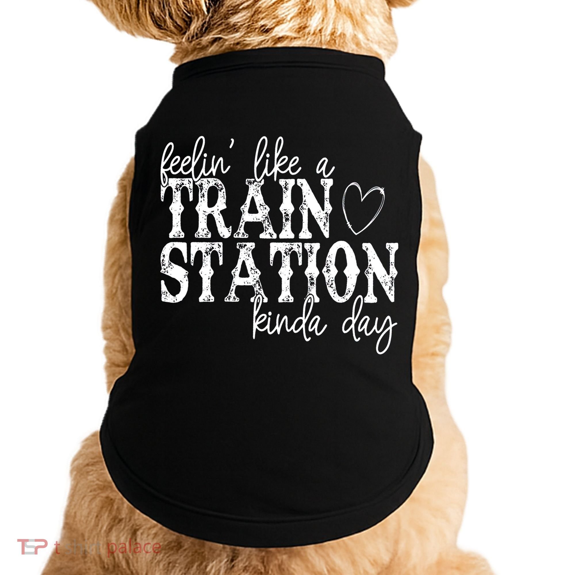 Could Be A Train Station Kinda Day Doggie Tank