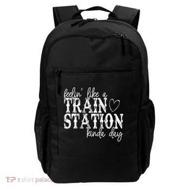Could Be A Train Station Kinda Day Backpack