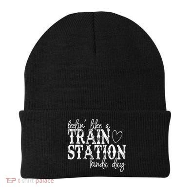 Could Be A Train Station Kinda Day Beanie