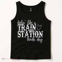 Could Be A Train Station Kinda Day Tank Top thumb 2