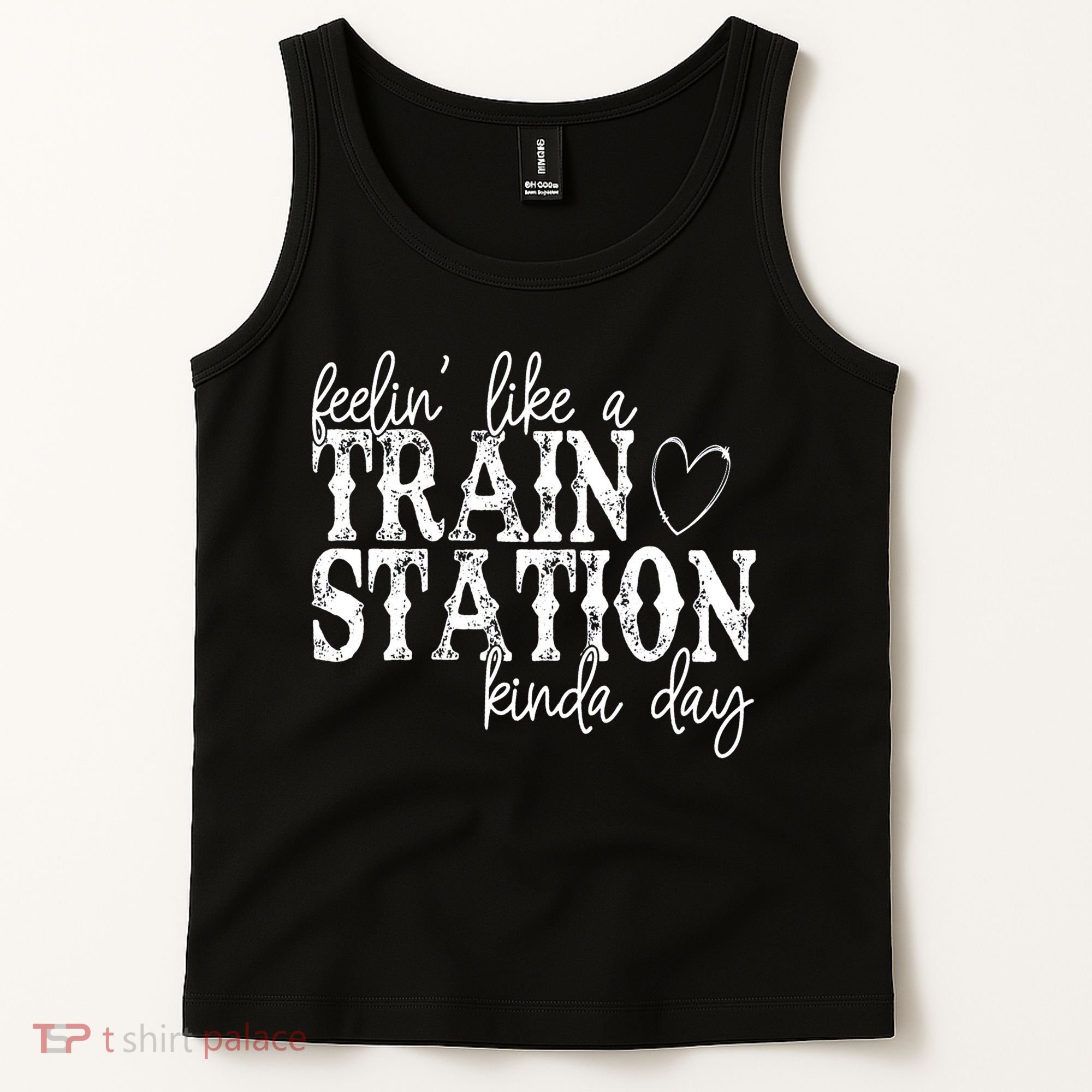Could Be A Train Station Kinda Day Tank Top