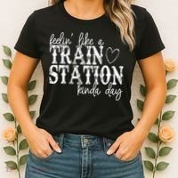 Could Be A Train Station Kinda Day Women's T-Shirt thumb 2