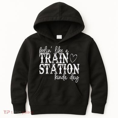 Could Be A Train Station Kinda Day Kids Hoodie