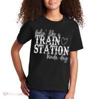 Could Be A Train Station Kinda Day Kids T-Shirt thumb 2