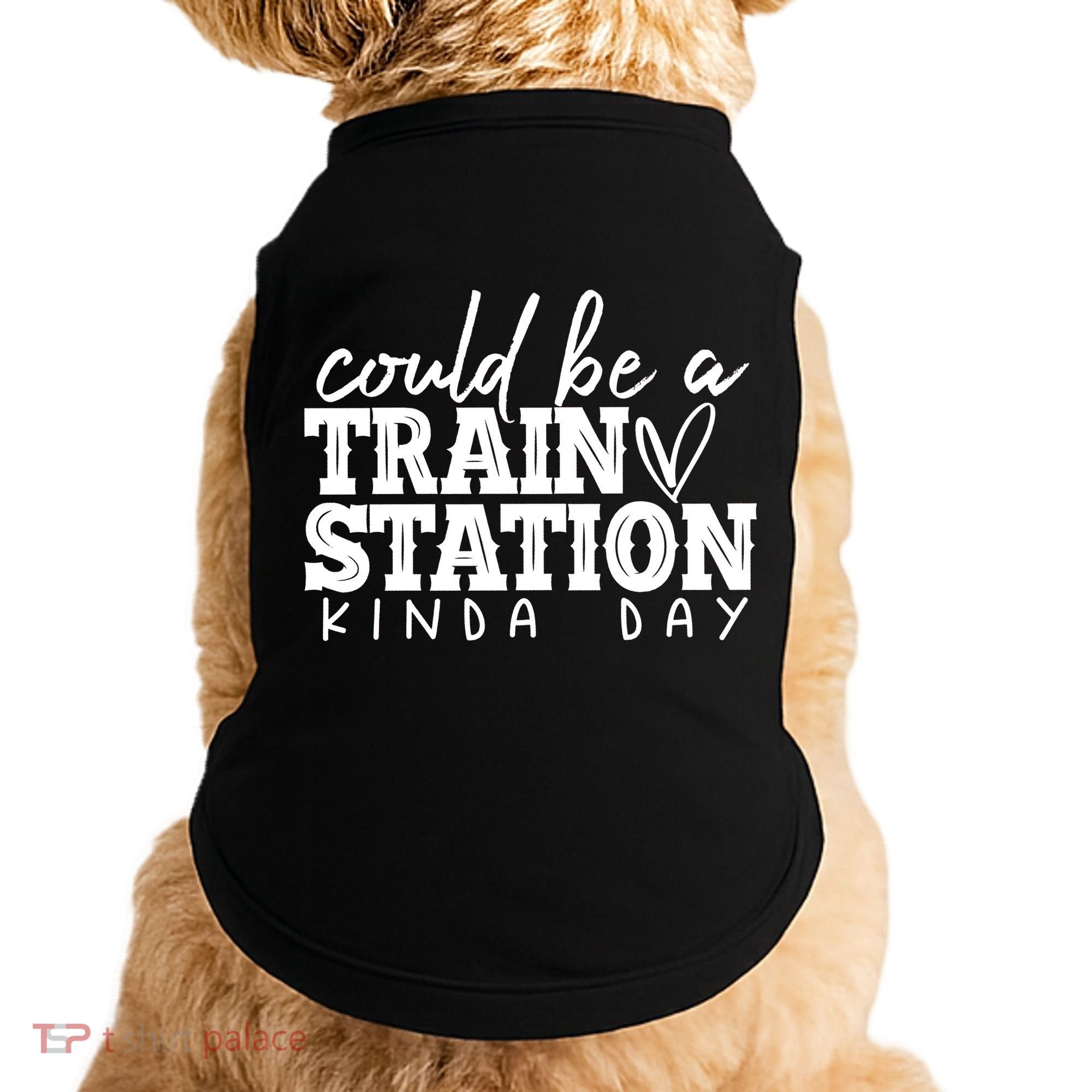 Could Be A Train Station Kinda Day Doggie Tank