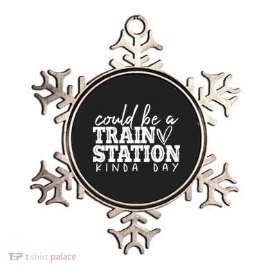 Could Be A Train Station Kinda Day Ornament