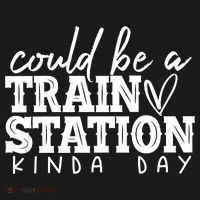 Could Be A Train Station Kinda Day Toddler Hoodie thumb 2