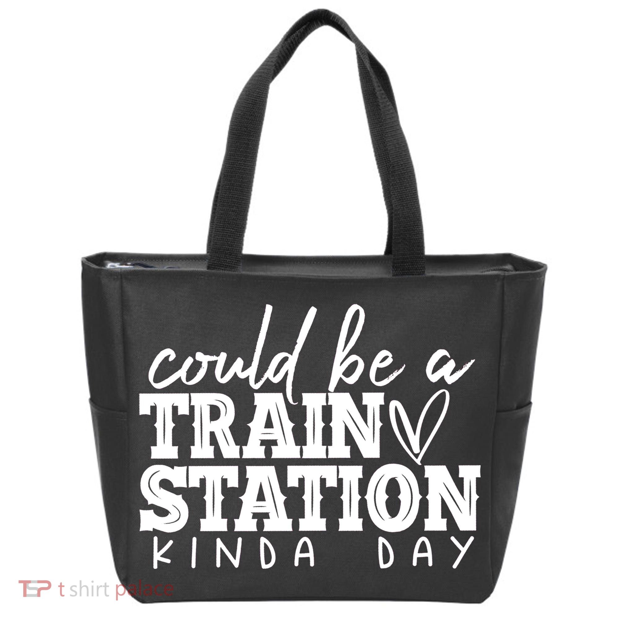 Could Be A Train Station Kinda Day Tote Bag