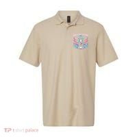 Cartoon Bigfoot  Alien UFO Funny Bruh Not Again Retro 80s Polo thumb 0