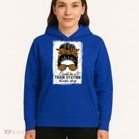 Could Be A Train Station Kinda Day Messy Bun Funny Hoodie thumb 5