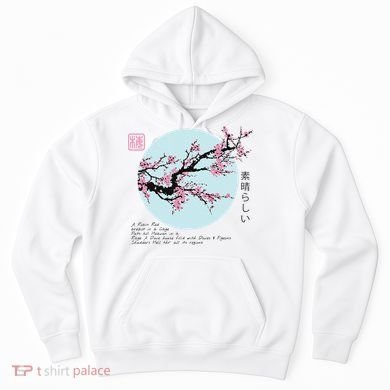 Cherry Blossom Aesthetic Japanese Harajuku Hoodie