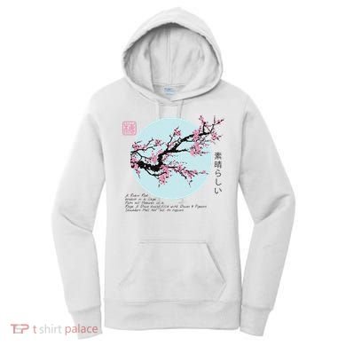 Cherry Blossom Aesthetic Japanese Harajuku Women's Hoodie