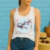 Cherry Blossom Aesthetic Japanese Harajuku Women's Tank Top thumb 2