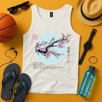 Cherry Blossom Aesthetic Japanese Harajuku Tank Top thumb 4