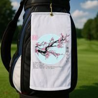 Cherry Blossom Aesthetic Japanese Harajuku Golf Towel thumb 2