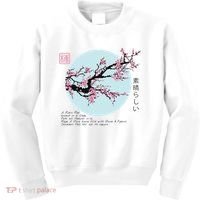 Cherry Blossom Aesthetic Japanese Harajuku Kids Sweatshirt thumb 0
