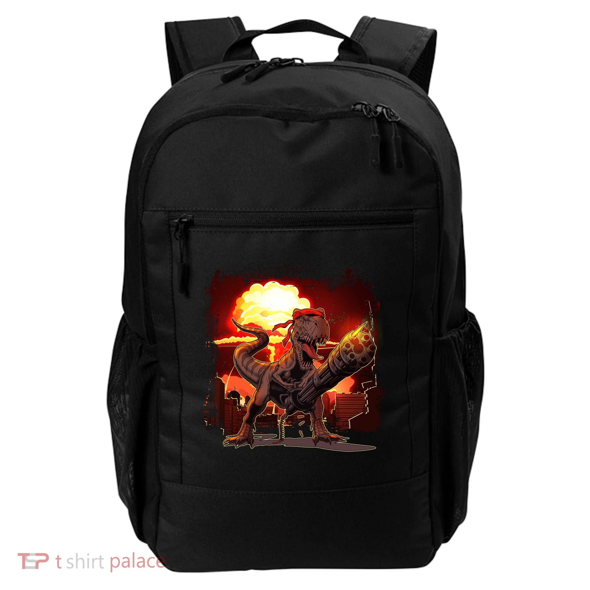 Comic Book Action Hero Movie Trex Dinosaur Backpack