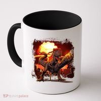 Comic Book Action Hero Movie Trex Dinosaur Coffee Mug thumb 0
