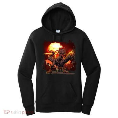 Comic Book Action Hero Movie Trex Dinosaur Women's Hoodie