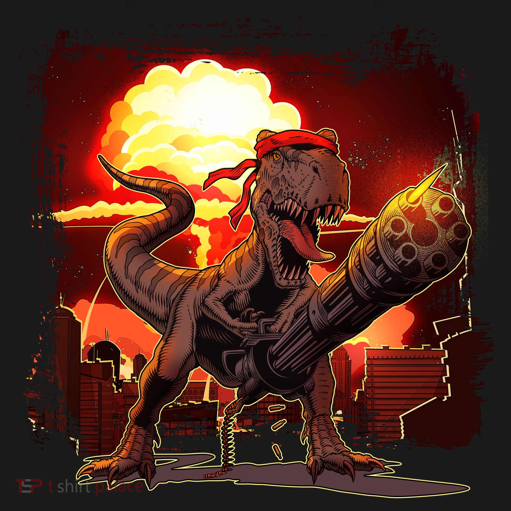 Comic Book Action Hero Movie Trex Dinosaur Baby Bodysuit