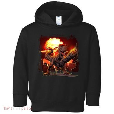 Comic Book Action Hero Movie Trex Dinosaur Toddler Hoodie