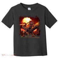 Comic Book Action Hero Movie Trex Dinosaur Toddler T-Shirt thumb 0