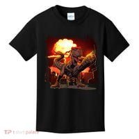 Comic Book Action Hero Movie Trex Dinosaur Kids T-Shirt thumb 0