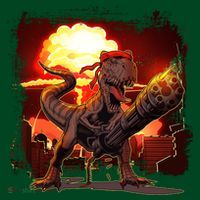Comic Book Action Hero Movie Trex Dinosaur Apron thumb 3