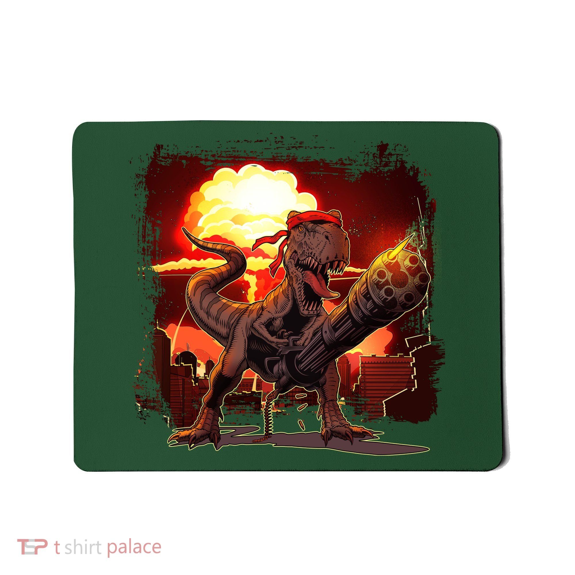 Comic Book Action Hero Movie Trex Dinosaur Mousepad
