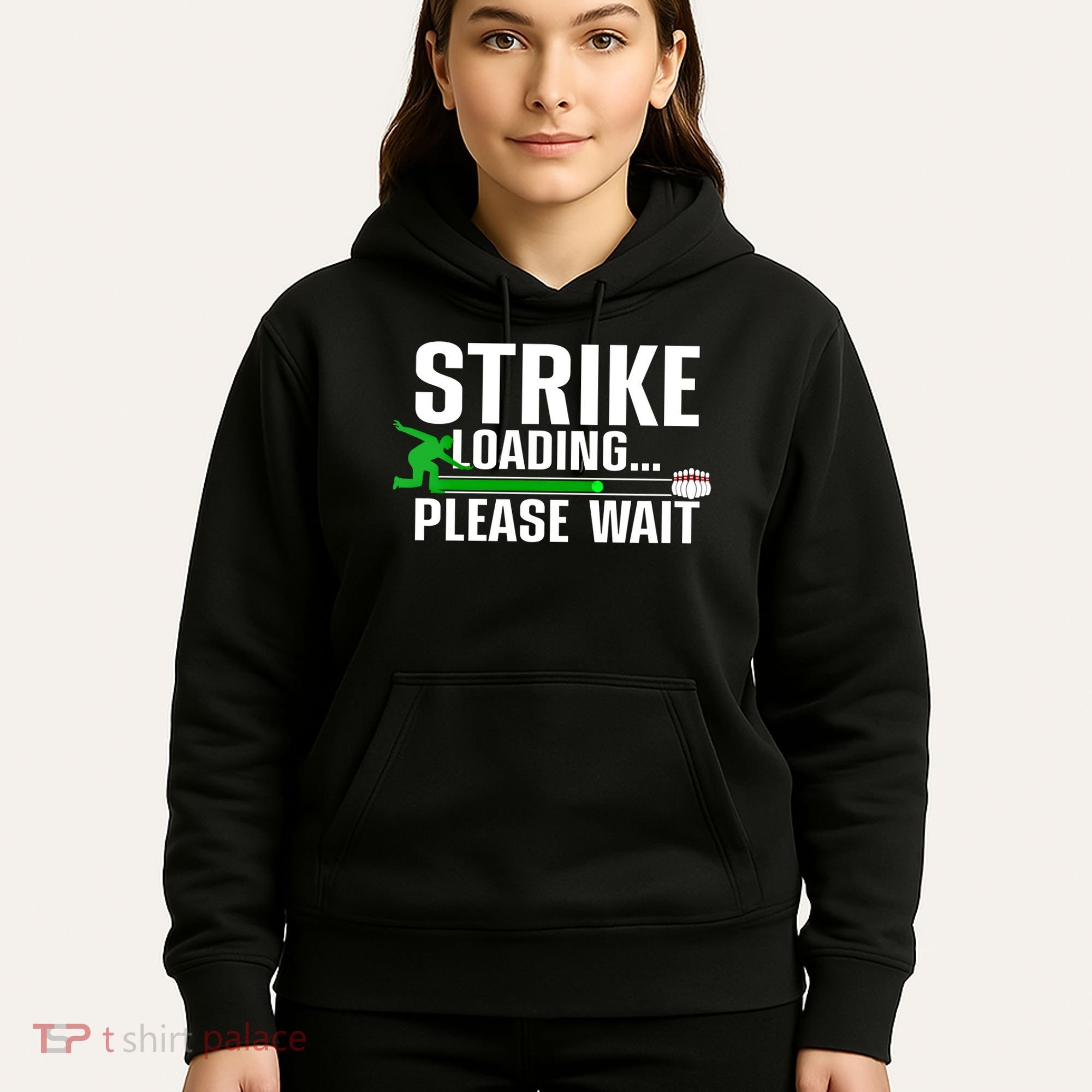 Cool Bowling Art Bowler Bowling Player Gift Hoodie
