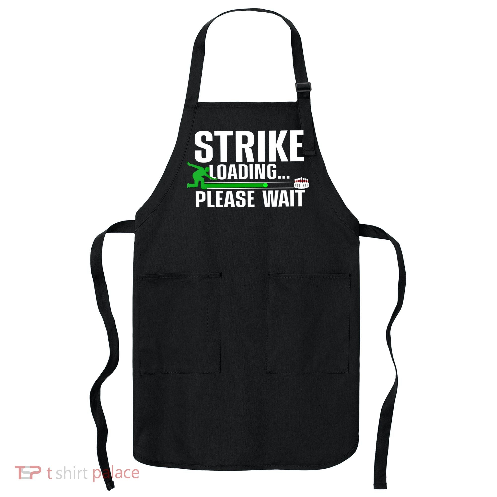 Cool Bowling Art Bowler Bowling Player Gift Apron