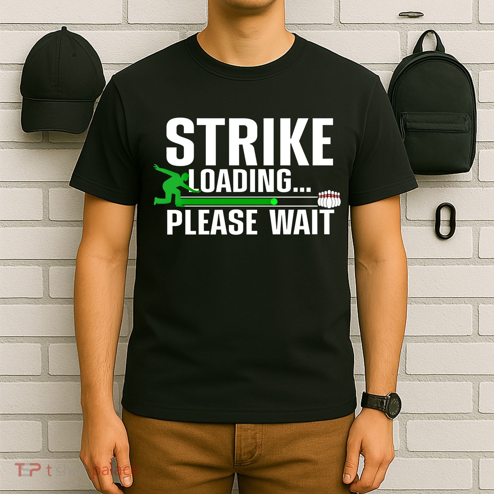 Cool Bowling Art Bowler Bowling Player Gift T-Shirt