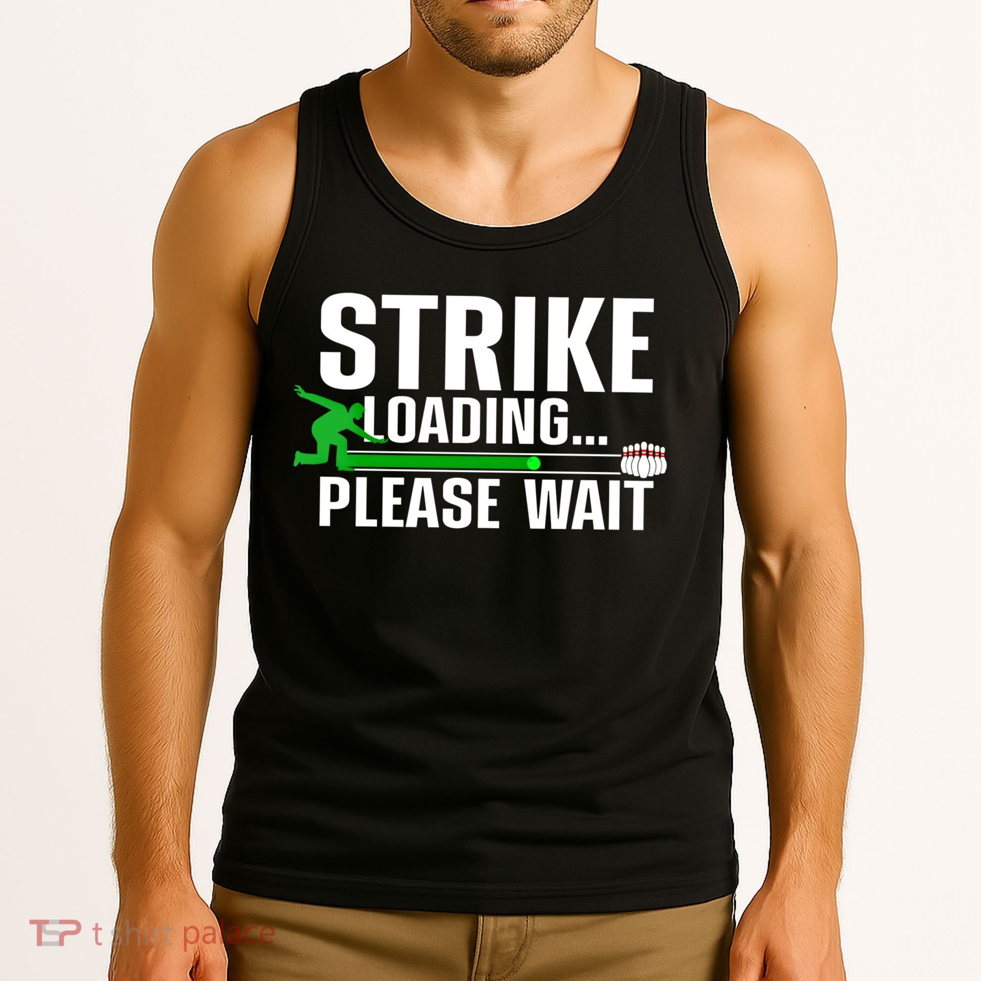 Cool Bowling Art Bowler Bowling Player Gift Tank Top