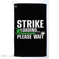 Cool Bowling Art Bowler Bowling Player Gift Golf Towel thumb 0
