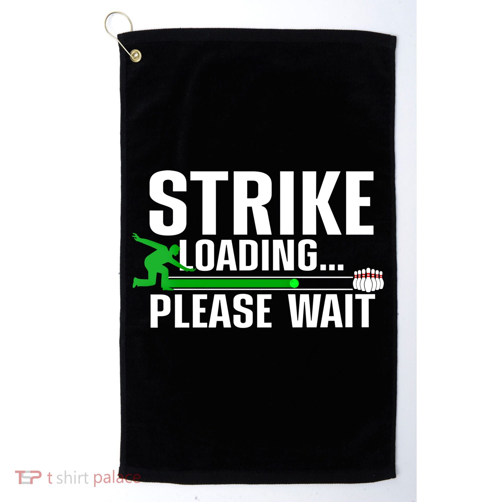 Cool Bowling Art Bowler Bowling Player Gift Golf Towel