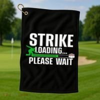 Cool Bowling Art Bowler Bowling Player Gift Golf Towel thumb 1