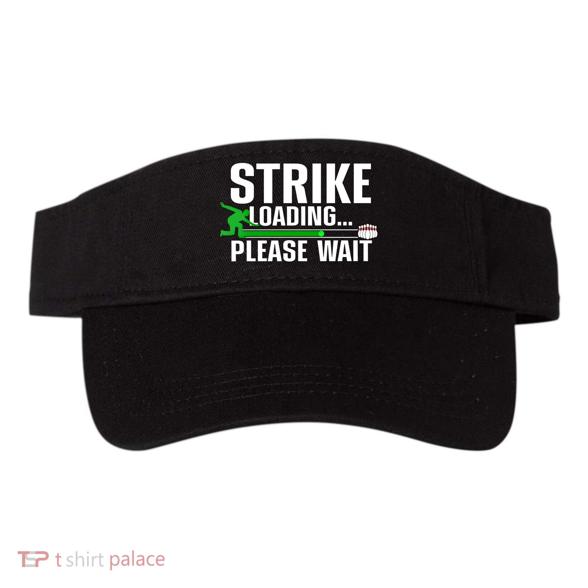 Cool Bowling Art Bowler Bowling Player Gift Visor