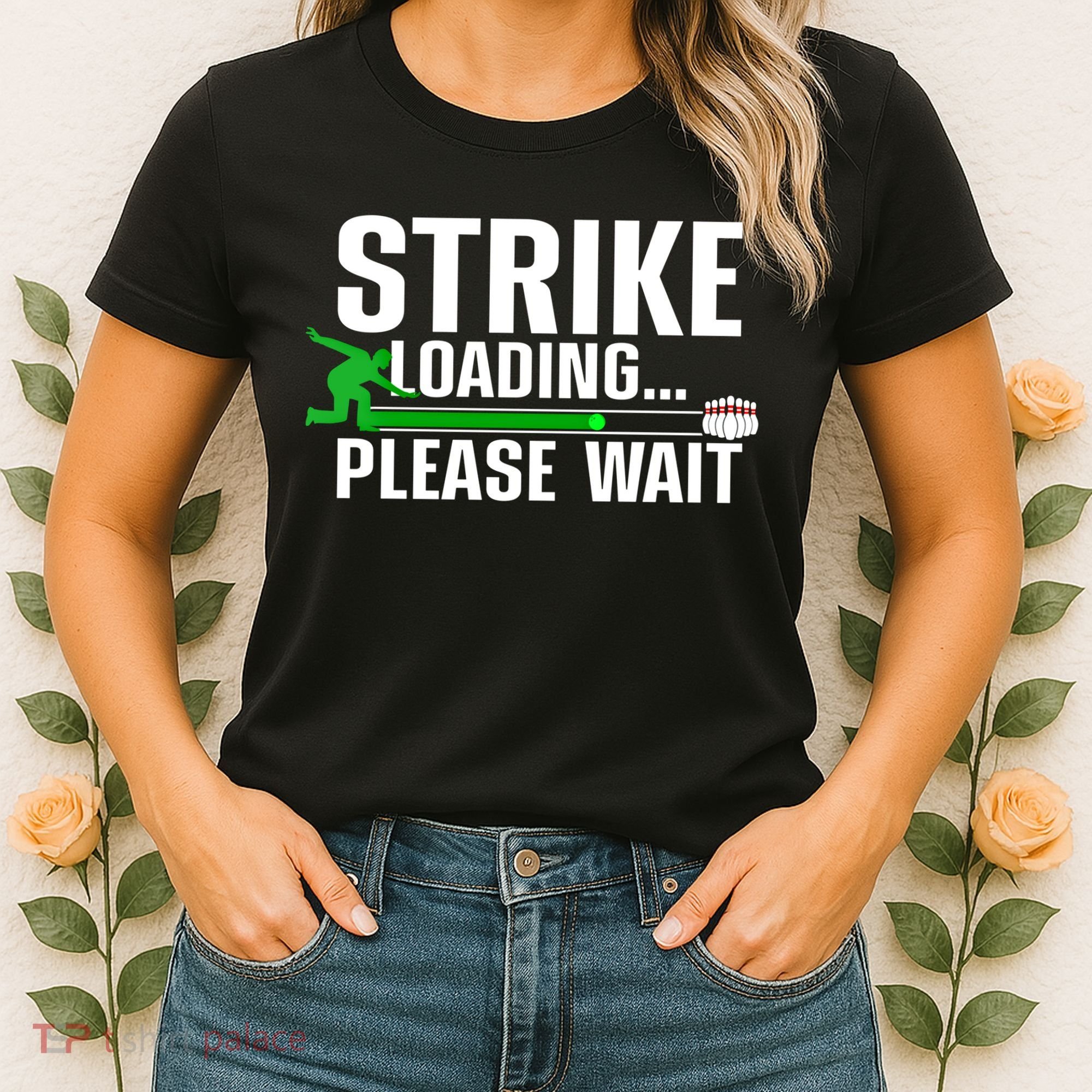 Cool Bowling Art Bowler Bowling Player Gift Women's T-Shirt