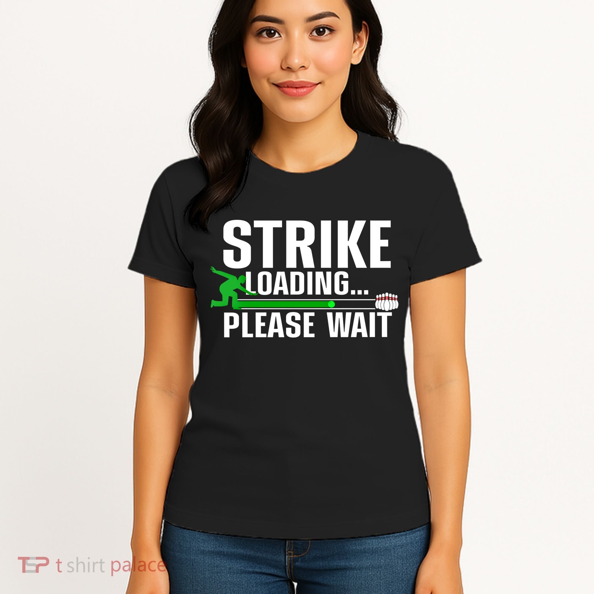 Cool Bowling Art Bowler Bowling Player Gift Women's T-Shirt