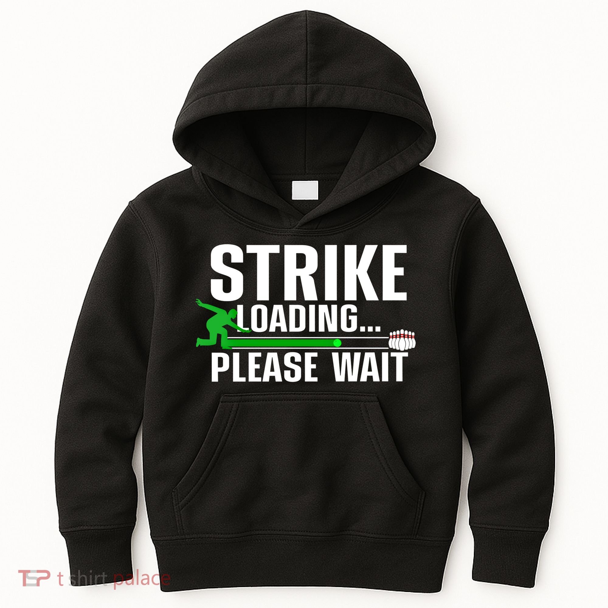 Cool Bowling Art Bowler Bowling Player Gift Kids Hoodie