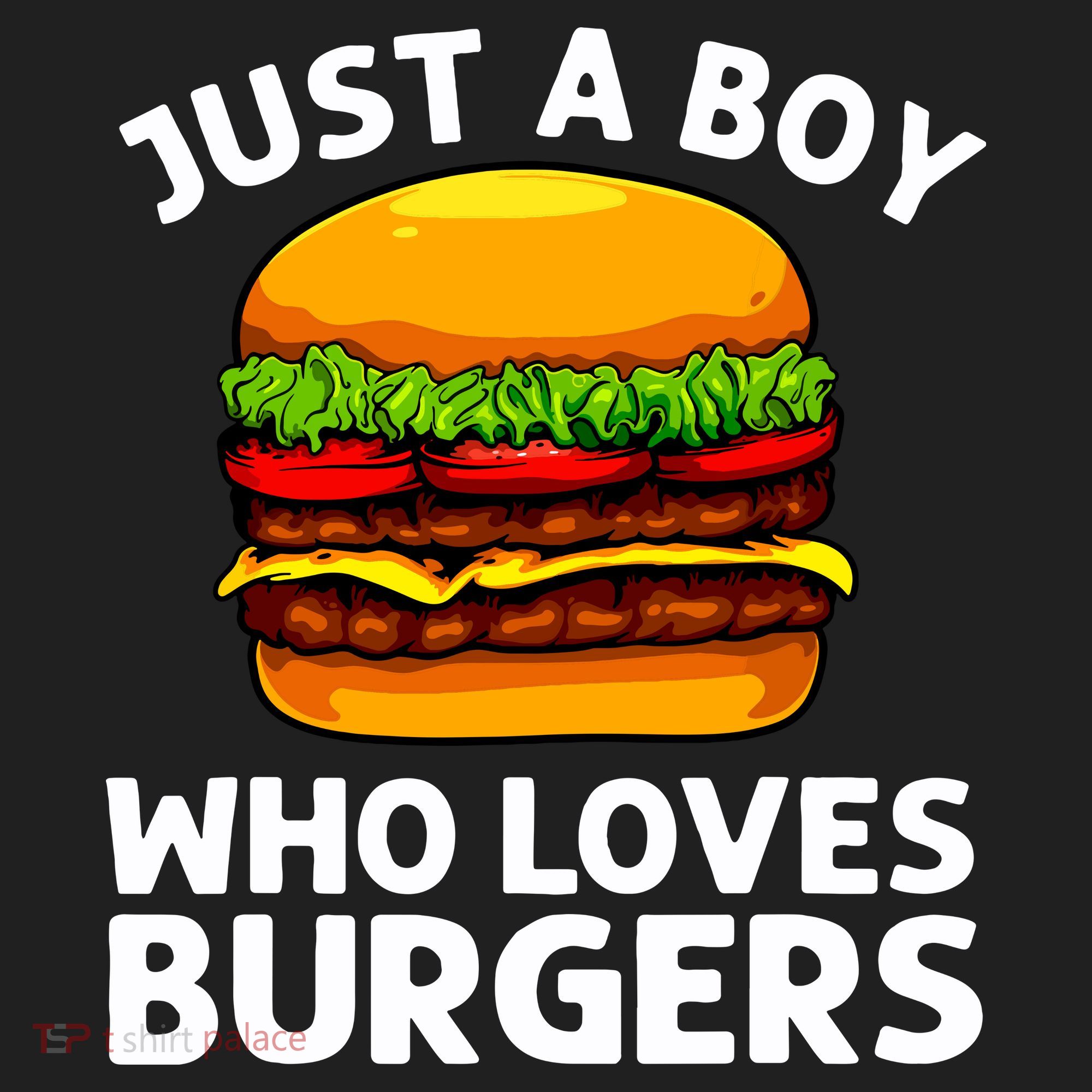 Cool Burger Art For Boy Hamburger Cheeseburger Lover Five-Panel Snapback Cap
