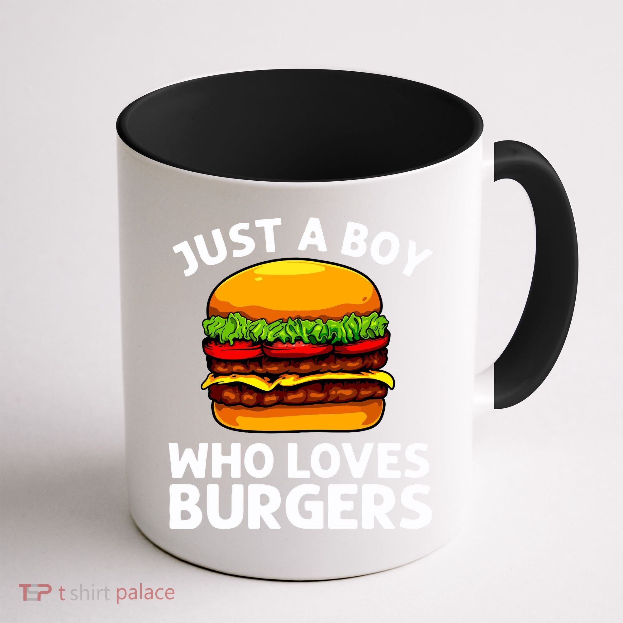 Cool Burger Art For Boy Hamburger Cheeseburger Lover Coffee Mug