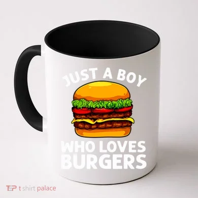 Cool Burger Art For Boy Hamburger Cheeseburger Lover Coffee Mug