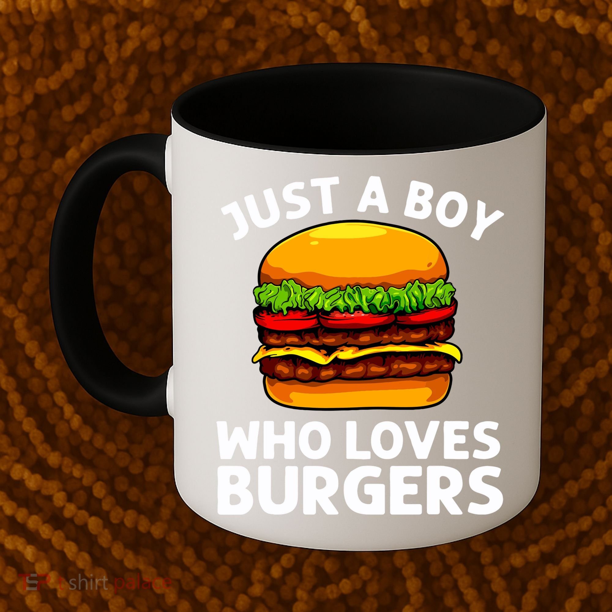 Cool Burger Art For Boy Hamburger Cheeseburger Lover Coffee Mug